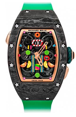 Cheapest RICHARD MILLE Bonbon Replica Watch RM 37-01 Automatic Kiwi Price